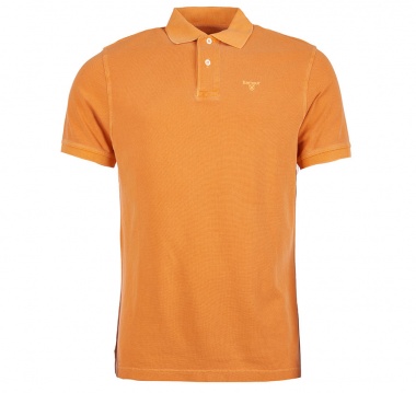 Polo Washed Sports naranja