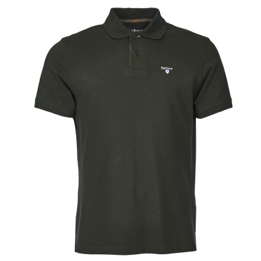 Polo Tartán Pique oliva