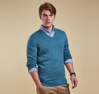 Cotton Cashmere V-Neck