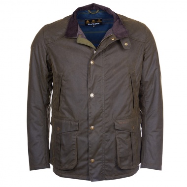 Chaqueta Leeward Encerada Verde Oliva