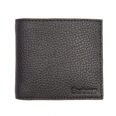 Cartera negra piel