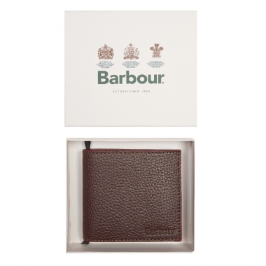 Cartera piel marrón