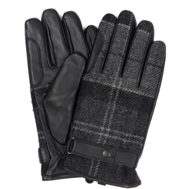 Guantes en Tartán Gris Newbrough
