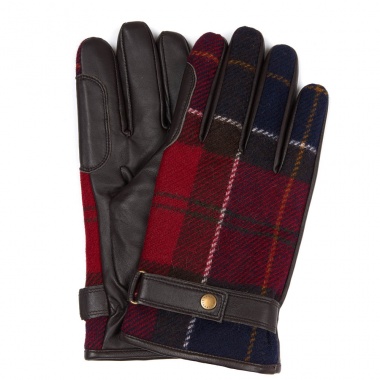 Guantes en Tartán Rojo Newbrough
