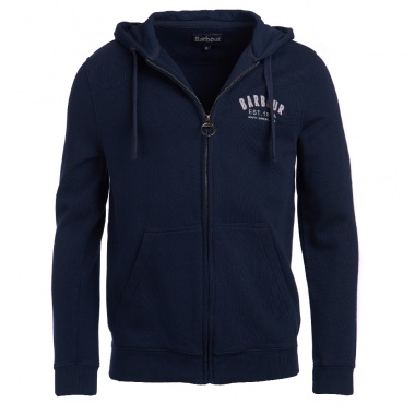 Sudadera azul marino con capucha