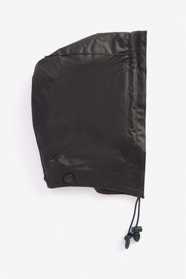 Capucha Waxed Cotton Plain Hood verde