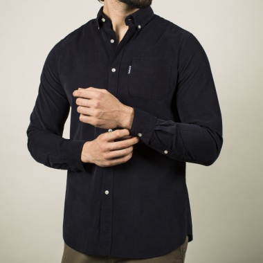 Camisa Tom micropana marino