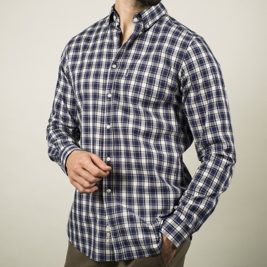 Camisa Tom cuadros azul