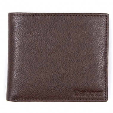 Billetera de piel marrón