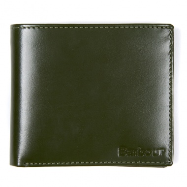 Billetero Keighly piel verde racing