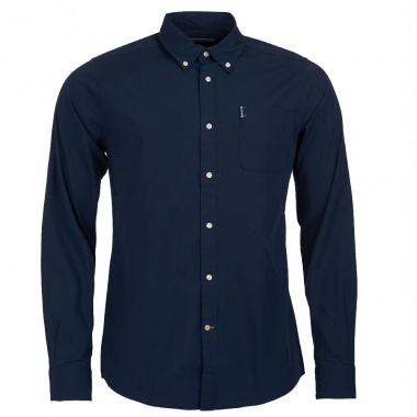Camisa Azul Marino Stretch Pole