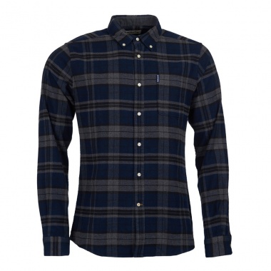 Camisa Highland Check 19 Tailored gris