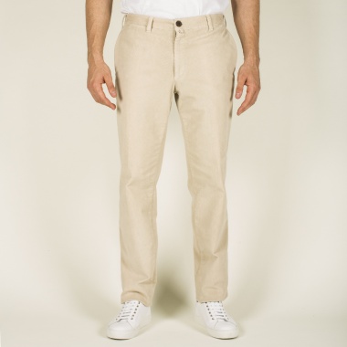 Pantalón sport beige claro