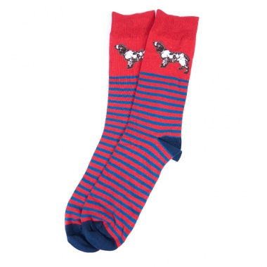 Calcetines Dog Stripes Rojo de Barbour