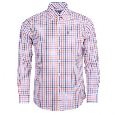 Camisa Tattersall 15 naranja