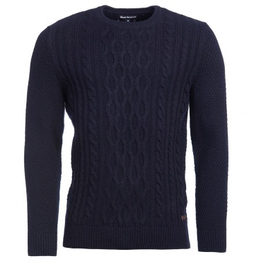 Jersey Chunky Cable Crew marino