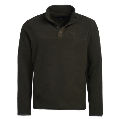 Jersey Essential Fleece Half Snap verde
