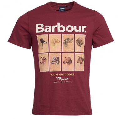 Camiseta Hounds Graphic granate