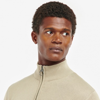 Jersey Cotton Half Zip