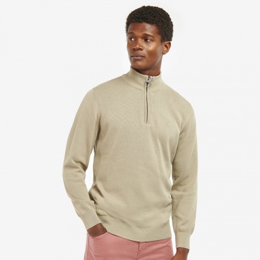 Jersey Cotton Half Zip