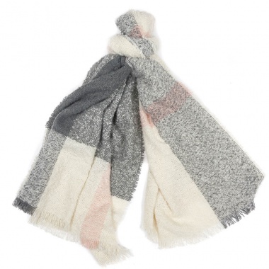 Bufanda Gris Plaid