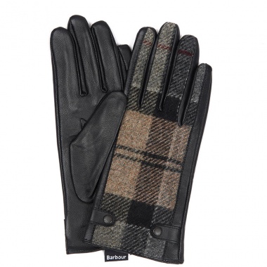 Guantes Galloway negro tartán