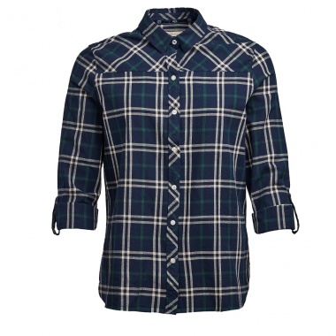 Camisa de Cuadros Azul Marino Clam