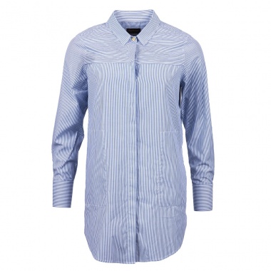 Camisa de Rayas Azul Border