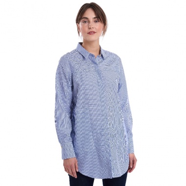Camisa de Rayas Azul Border