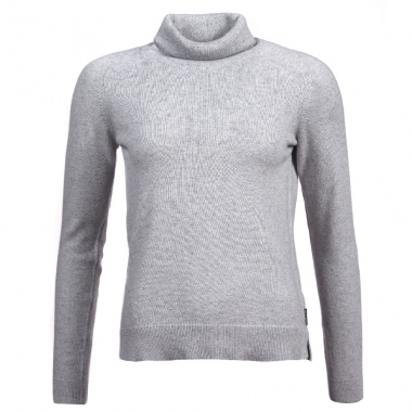 Jersey gris cuello alto