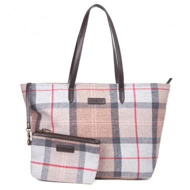 Bolsa Tartán Witford rosa