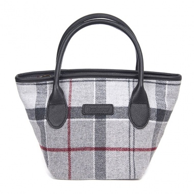 Bolso Tote Tartan Mini gris