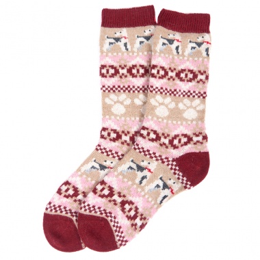 Calcetines Granates Terrier Fairisle