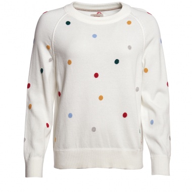 Sudadera Spot blanco lunares