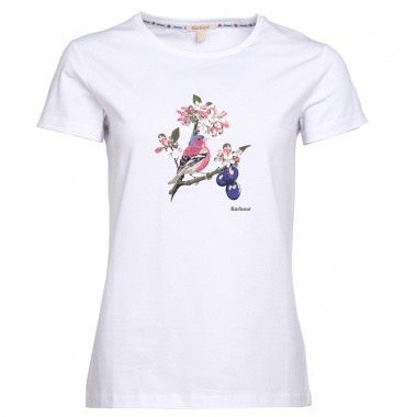 Camiseta Haley blanco pájaro
