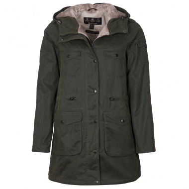 Abrigo Corrie Wax verde