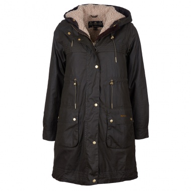 Abrigo Birches Wax oliva