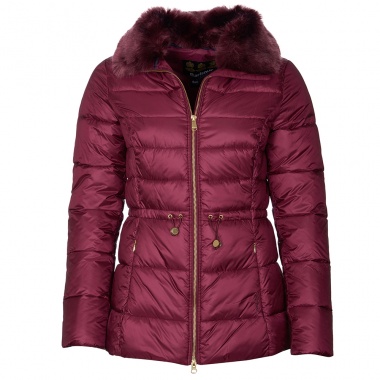 Chaqueta Angus acolchado granate