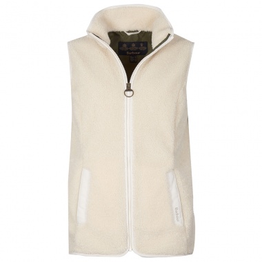 Chaleco Milburn Fleece marfil oliva