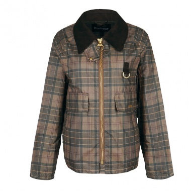 Chaqueta Tartán Eddleston Waxed
