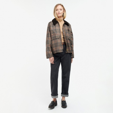 Chaqueta Tartán Eddleston Waxed