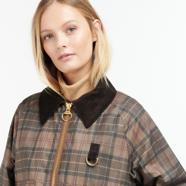 Chaqueta Tartán Eddleston Waxed