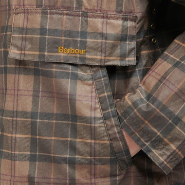 Chaqueta Tartán Eddleston Waxed