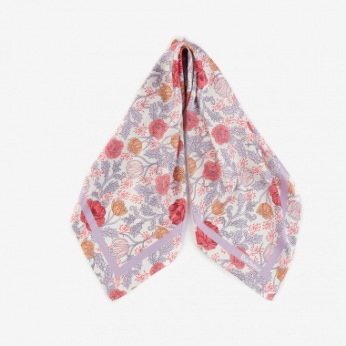 Pañuelo Floral Print Square