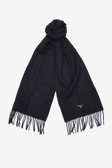 Bufanda Plain Lambswool negro