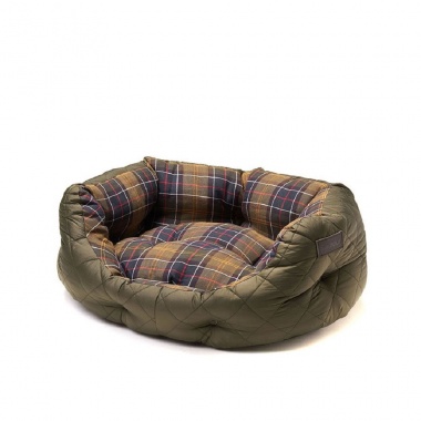 Cama perro oliva 18in