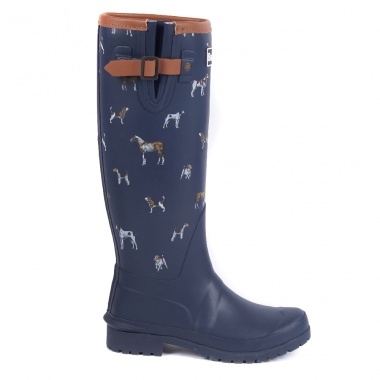 Botas Azul Marino Estampadas Blyth