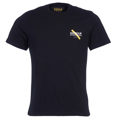 Camiseta Saturdays NYC Strike negro