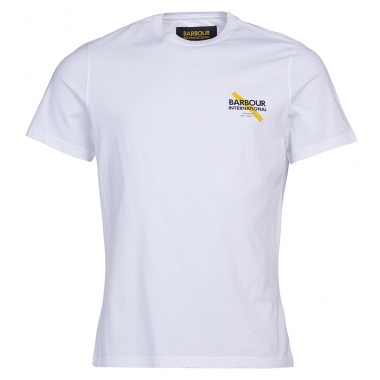 Camiseta Saturdays NYC Strike blanco