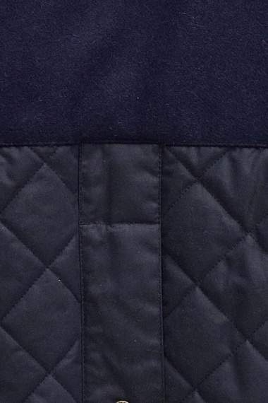 Chaqueta Barbour x GANNI Short Burghley Quilted Wax